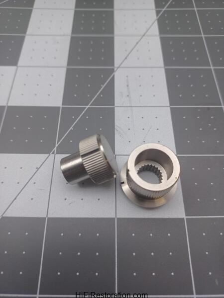 Pioneer White-Metallic Tone Knob AAB-013, AAB-014