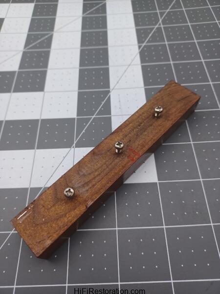 Pioneer SX-424 SX-525 Faceplate Wood End Cap - Image 2