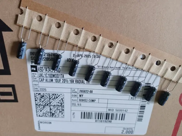 10 New Nichicon UKL 10 uf 16v Radial Capacitors low-leakage