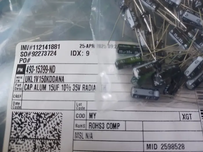 10 New Nichicon UKL 15uf 35v 10% Radial Capacitors low-leakage