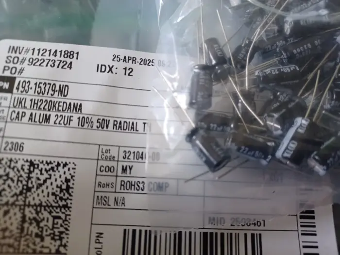 10 New Nichicon UKL 22 uf 50v 10% Radial Capacitors low-leakage