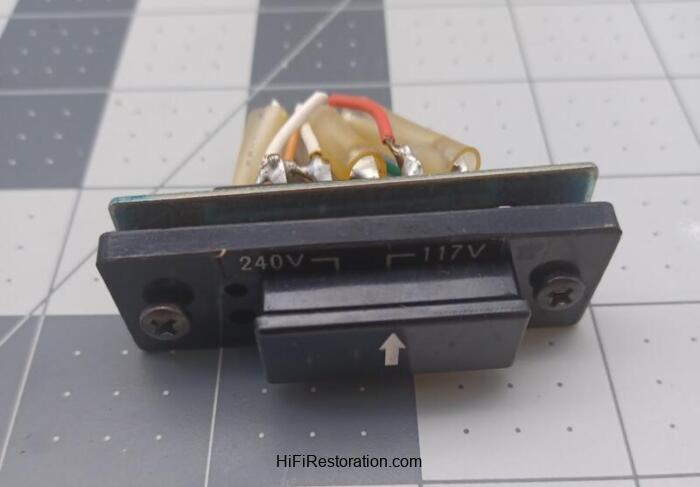 Sansui Voltage Selector Part # 2410080 2410090