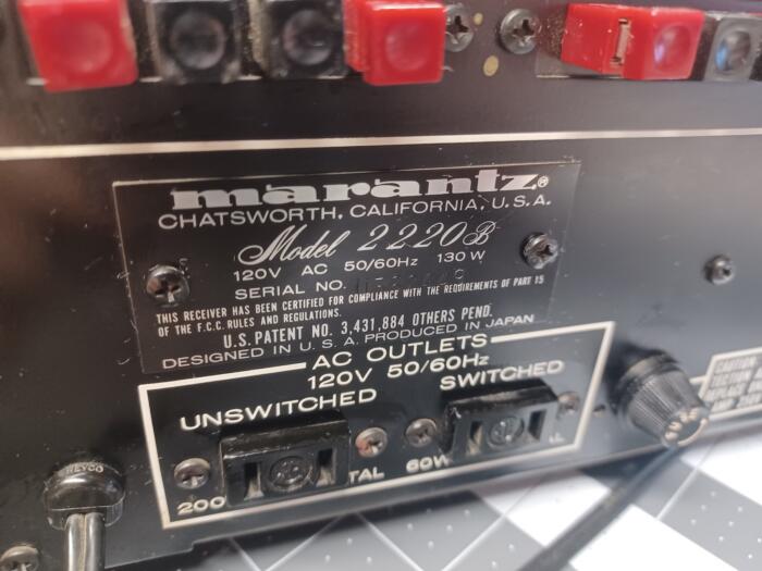 Marantz 2220B Stereo Receiver w/ Original Packaging - Image 19