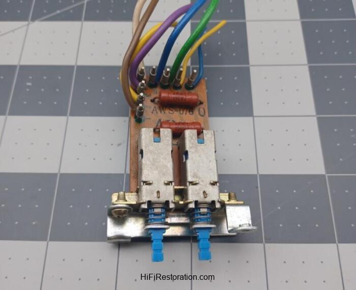 Pioneer SX-737 Speaker switch assembly Part # AWS-076