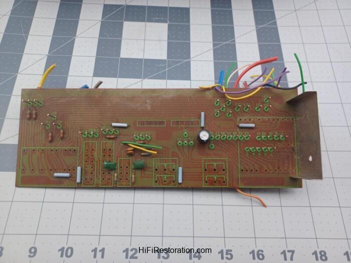 Pioneer SX-737 Switch & volume circuit board Part # AWX-071