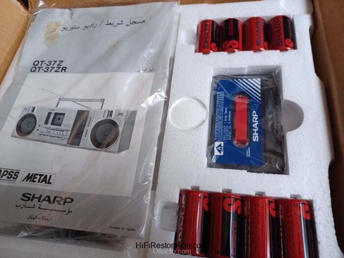 Sharp QT-37Z Stereo Radio Cassette Player NOS - Image 6