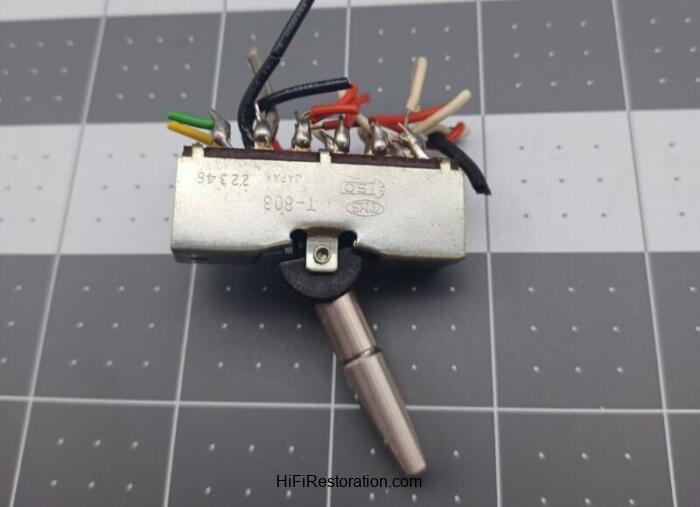 Sanyo DCX 3500K Switch Lever 12P, SP Select, Tape Monitor Part # 4 2319 22344