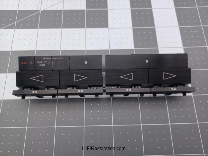 Sony TC-WR800 Transport Control Push Button Assembly
