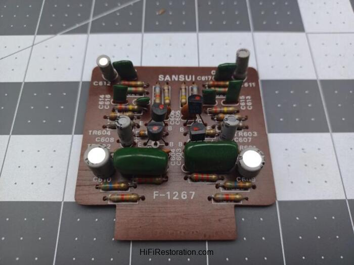 Sansui QR-6500 F-1267 Equalizer Block Board