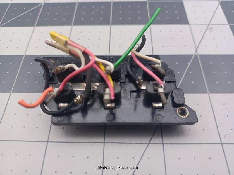 Pioneer SX-727 6P Tape Input Terminal Part # AKB-006 - Image 2