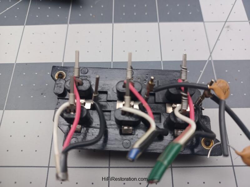 Pioneer SX-727 6P Phono Input Terminal Part # AKB-007 - Image 2