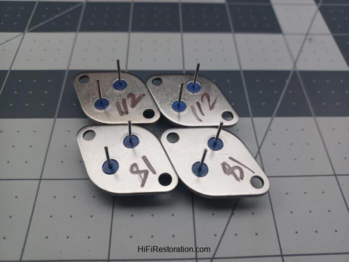 Transistors ONSEMI MJ21195G MJ21196G Matched Set of 4 - Image 2