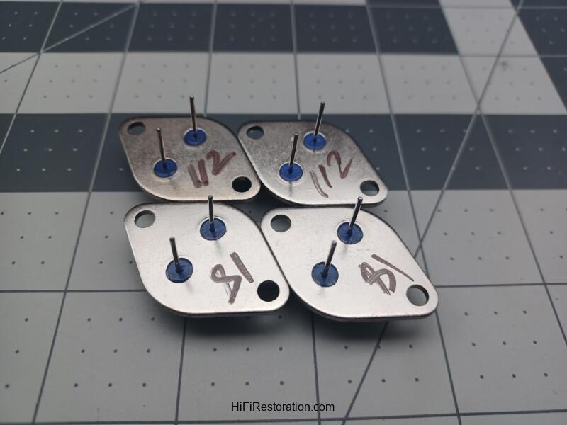 Transistors ONSEMI MJ21195G MJ21196G Matched Set of 4 - Image 2