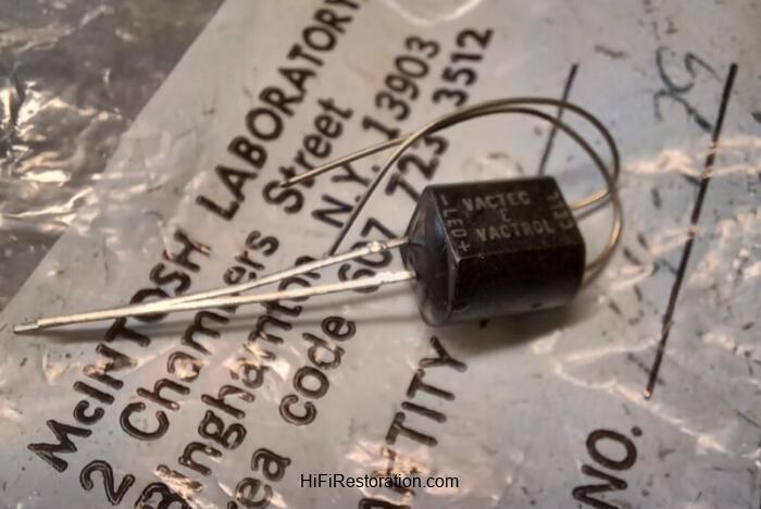 McIntosh Optocoupler LDR Part #144-179 NOS