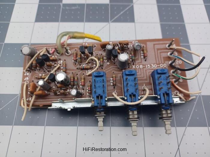 Kenwood KA-3500 Input Selection Board And Switches Part # X08-1520-10