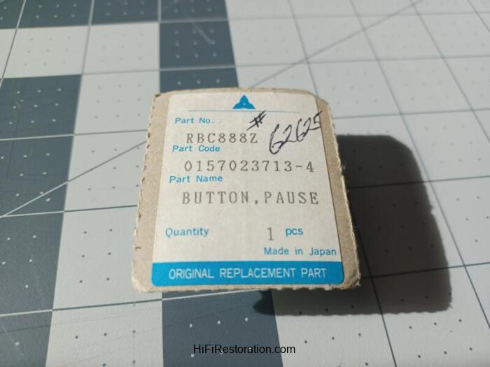 Panasonic Matsushita Button Pause Part # RBC888Z NOS - Image 2