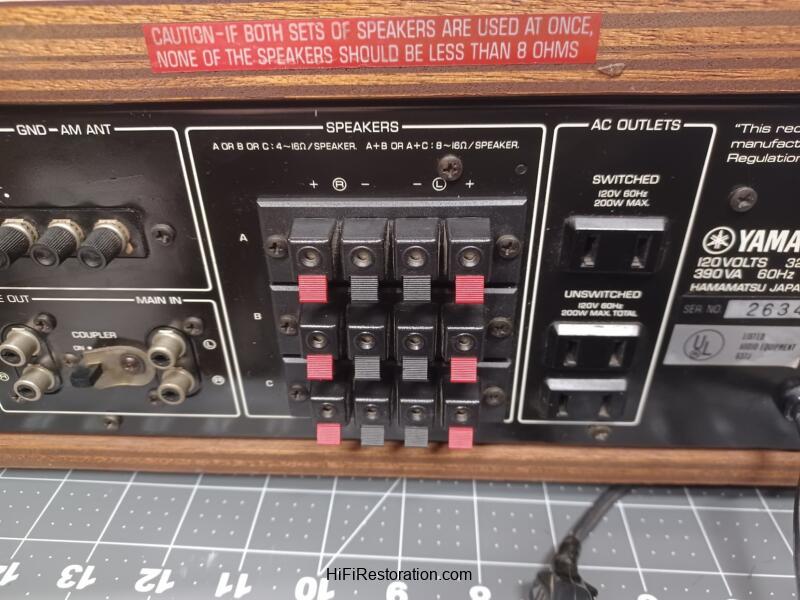 Yamaha CR-1020 Stereo Receiver. FULL REBUILD - Image 9