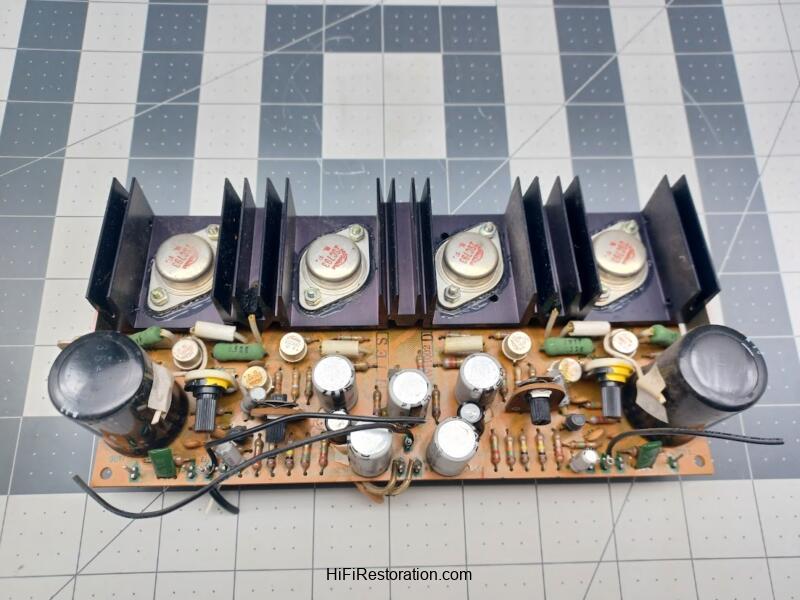 Pioneer SX-626 Main Power Amp Assembly AWH-002-D