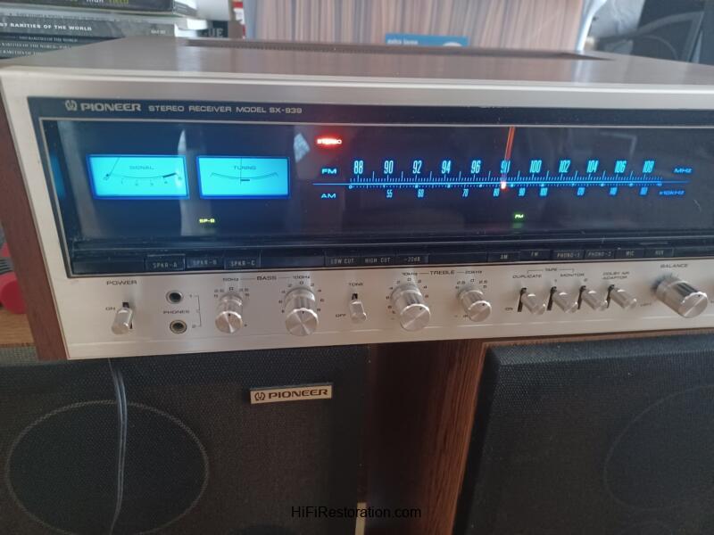 Pioneer SX-939 Stereo Receiver. FULL REBUILD JAN 2026 - Image 2